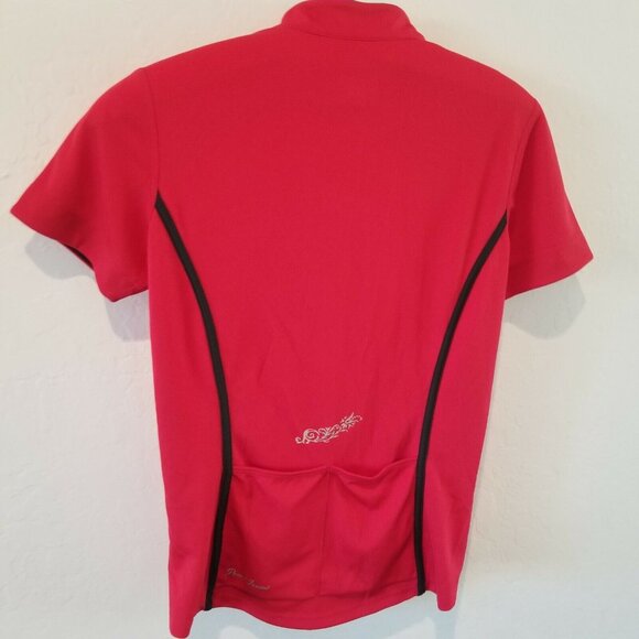Pearl Izumi Select Womens Half Zip Cycling Jersey Top Large Red Short Sleeve - Picture 2 of 8